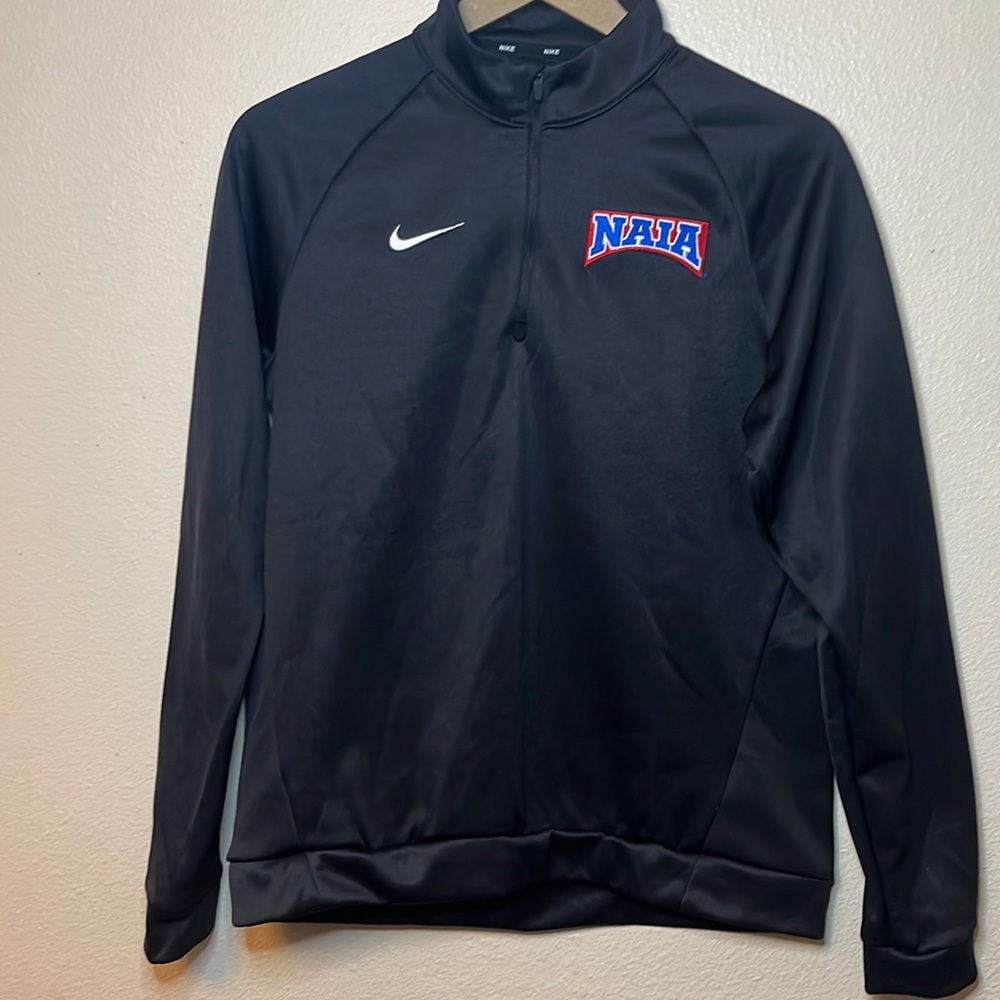 Nike NAIA Black Quarter-Zip Athletic Pullover